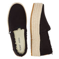 TOMS Canvas Valencia Espadrillas Donna Sandalo Nero