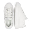 Karl Lagerfeld Kapri Signia Emboss Lo Lace Scarpe Da Ginnastica Bianche In Pelle Da Donna