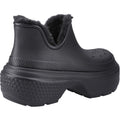 Crocs Stomp Shorty Stivali Neri Da Donna In Materiale Termoplastico