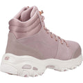 Skechers D'Lites Stivali Rosa Cipria In Pelle Da Donna