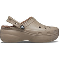 Crocs Classic Platform Lined Ciabatte In Termoplastica Da Donna Con Motivo A Fungo