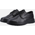 Hush Puppies Triton Scarpe Stringate In Pelle Da Uomo Nere