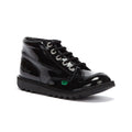 Kickers Youth Kick Hi Brevetto Nero