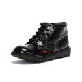 Kickers Youth Kick Hi Brevetto Nero