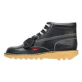 Kickers Uomo Kick Hi Core Stivali in pelle naturale/marino