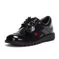 Scarpe Kickers Kick Lo con brevetto nero