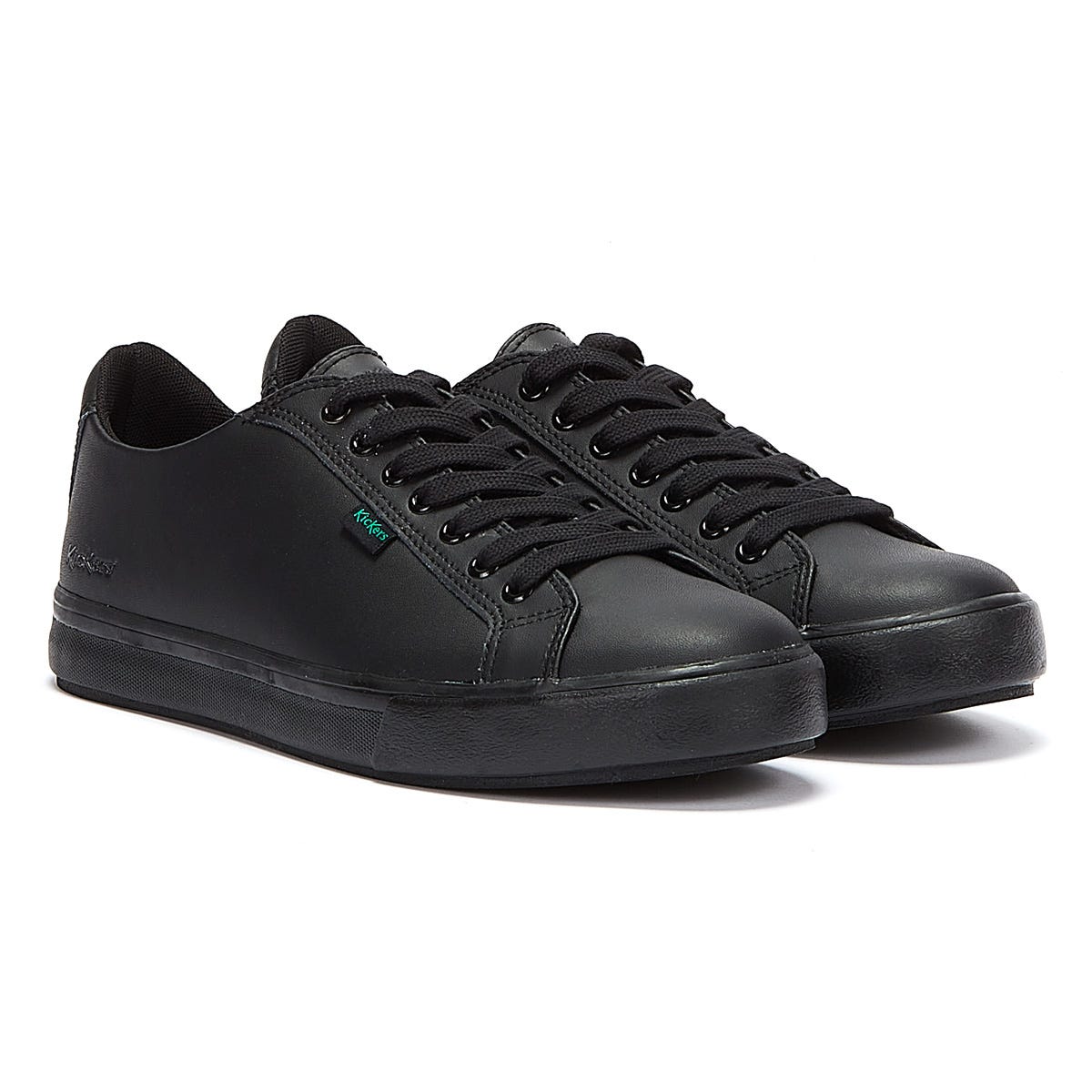 Scarpe da ginnastica Kickers Tovni Lacer in pelle nera