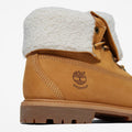 Timberland Warm Lined Waterproof Stivali Da Donna Marroni In Pelle