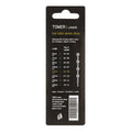 TOWER London Lacci piatti neri (120 cm)