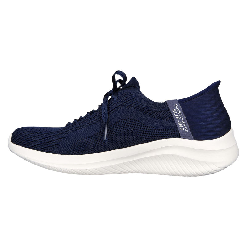 Skechers Ultra Flex 3.0 Brilliant Path Sneakers Da Donna In Tessuto Blu Scuro