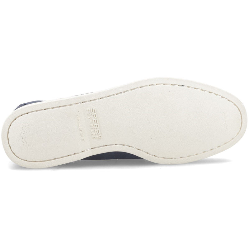 Sperry Authentic 2 Eye Scarpe Da Barca In Pelle Blu Scuro Da Uomo