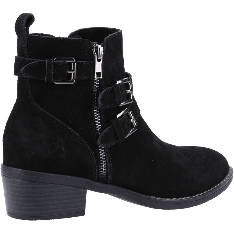 Hush Puppies Jenna Stivali Da Donna In Pelle Nera