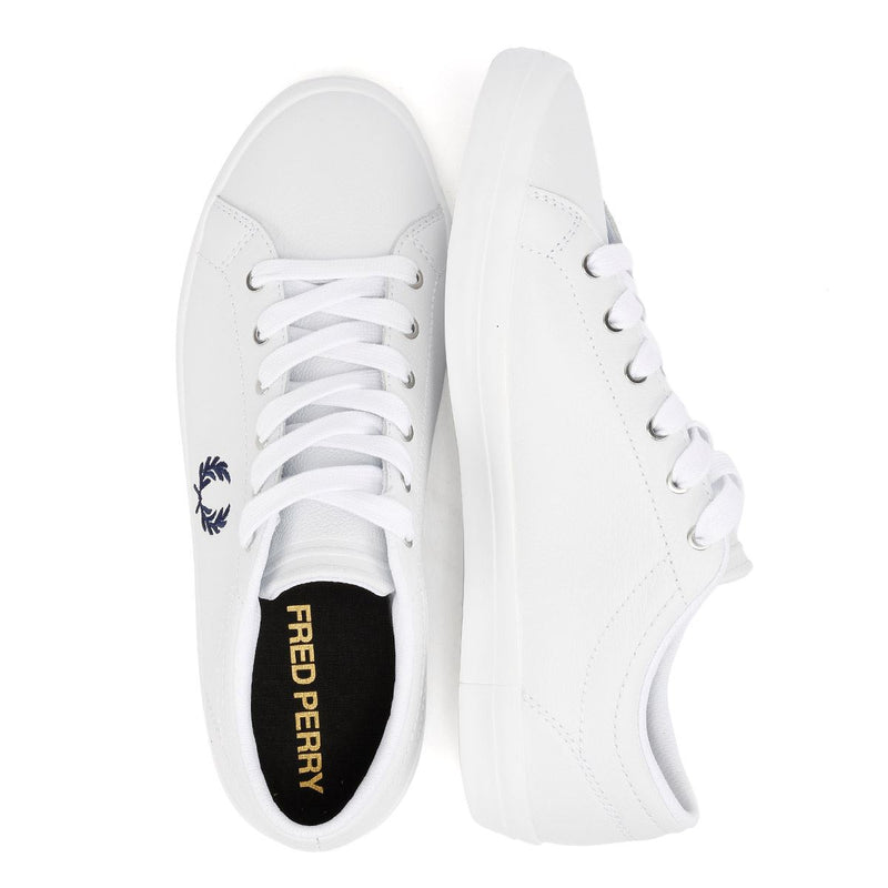 Fred Perry Baseline Sneakers Bianche In Pelle Da Uomo