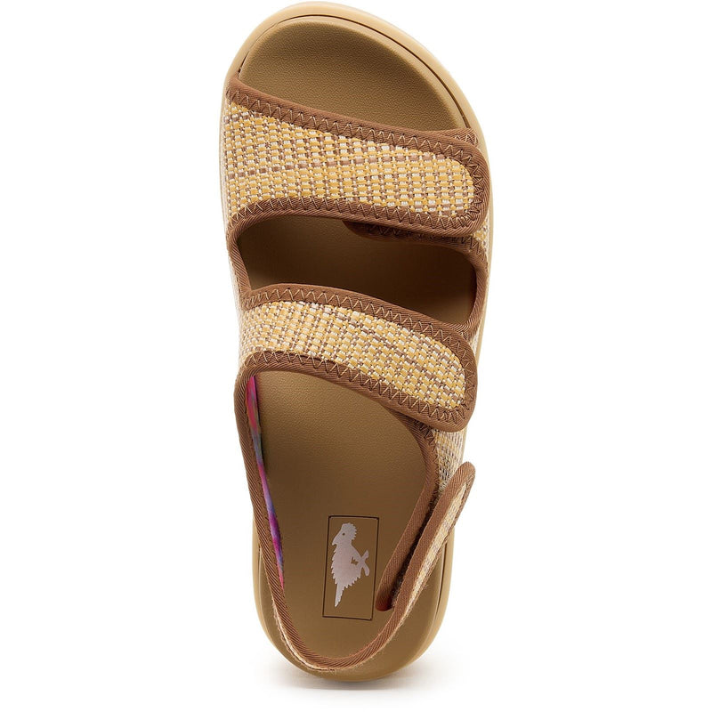 Rocket Dog Balmy Raffia Sandali Naturali Da Donna In Tessuto