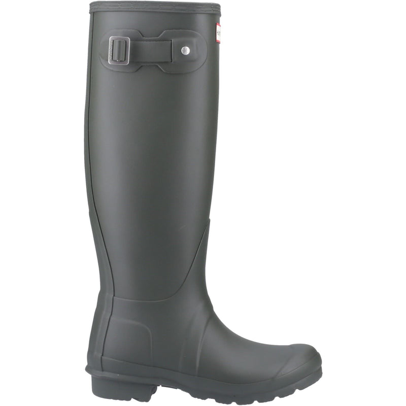 Hunter Original Tall Stivali Di Gomma Da Donna Color Verde Oliva Scuro