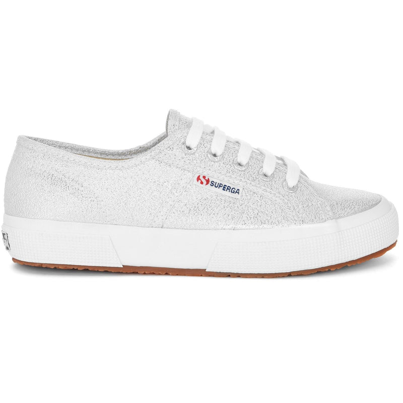 Superga 2750 Lamew Sneakers Da Donna In Sintetico Grigio Argento