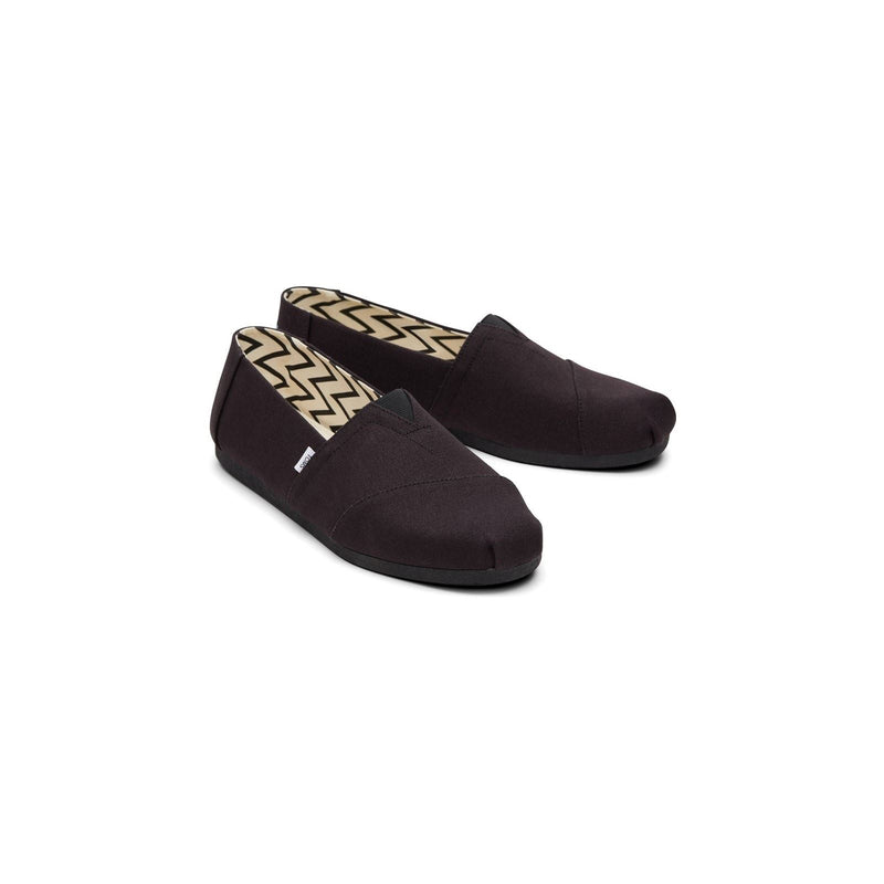TOMS Alpargata Espadrillas Nere Da Uomo In 100% Cotone