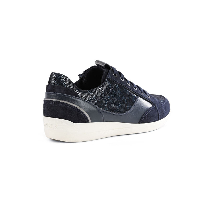 Geox Myria Sneakers Da Donna In Camoscio Blu/Navy