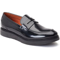 Base London Sid Mocassini Neri In Pelle Da Uomo