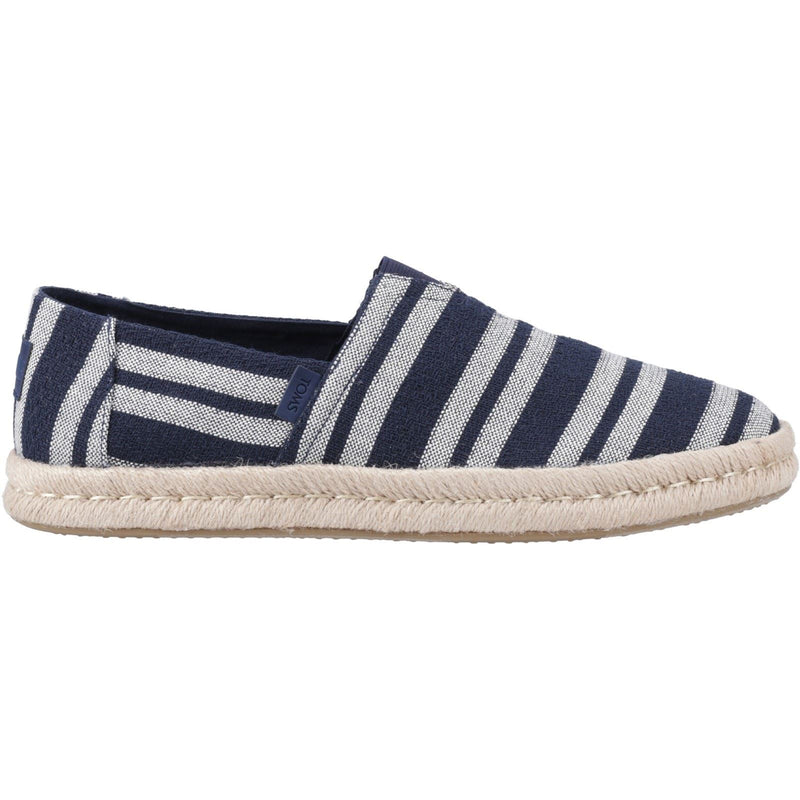 TOMS Alpargata Rope 2.0 Espadrillas Uomo In Tessuto Blu Scuro