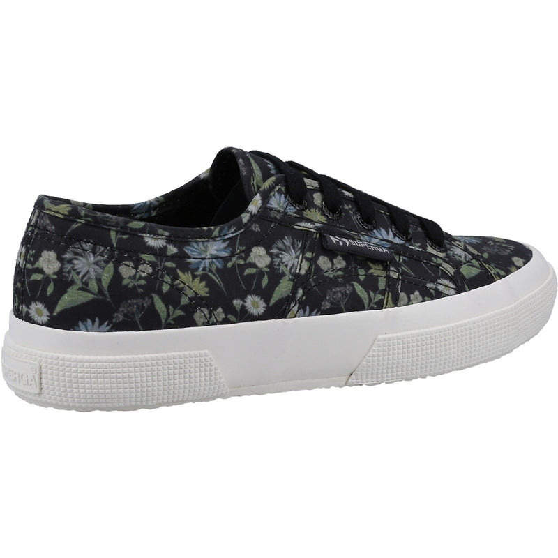Superga 2750 Floral Print Sneakers Da Donna In Cotone Grigio Scuro/Stampa Floreale