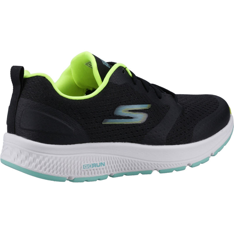 Skechers GO RUN Consistent - Intensify-X Sneakers Donna In Tessuto Nero/Verde Lime