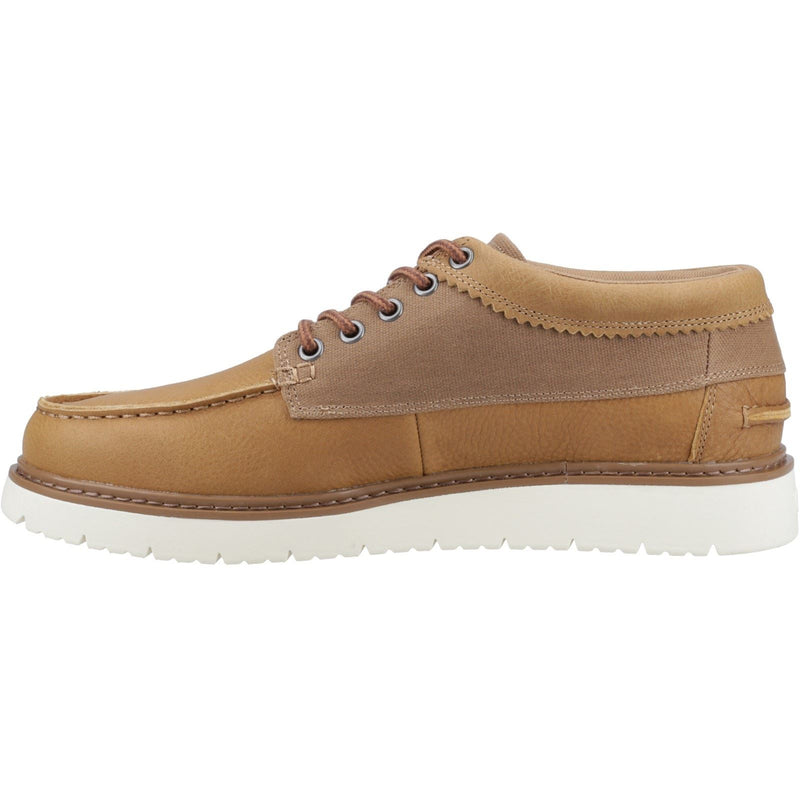 TOMS TRVL LITE Forrest Scarpe In Pelle Da Uomo Color Cuoio Con Lacci.