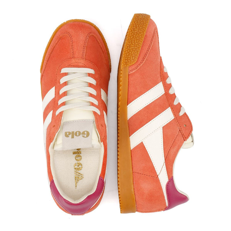 Gola Elan Sneakers In Camoscio Arancioni Da Donna