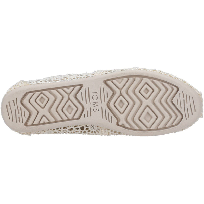 TOMS Alpargata Espadrillas Naturali Da Donna In Sintetico