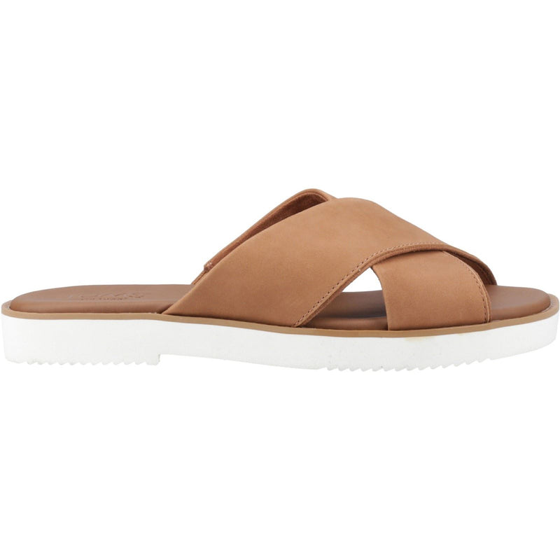 TOMS Mae Crossover Sandali Da Donna In Pelle Marrone