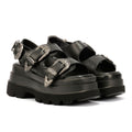 Buffalo Jupiter Ari West Sandali Neri Da Donna