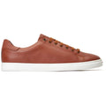 Base London Tucker Sneakers Da Uomo In Pelle Color Cuoio Bruciato