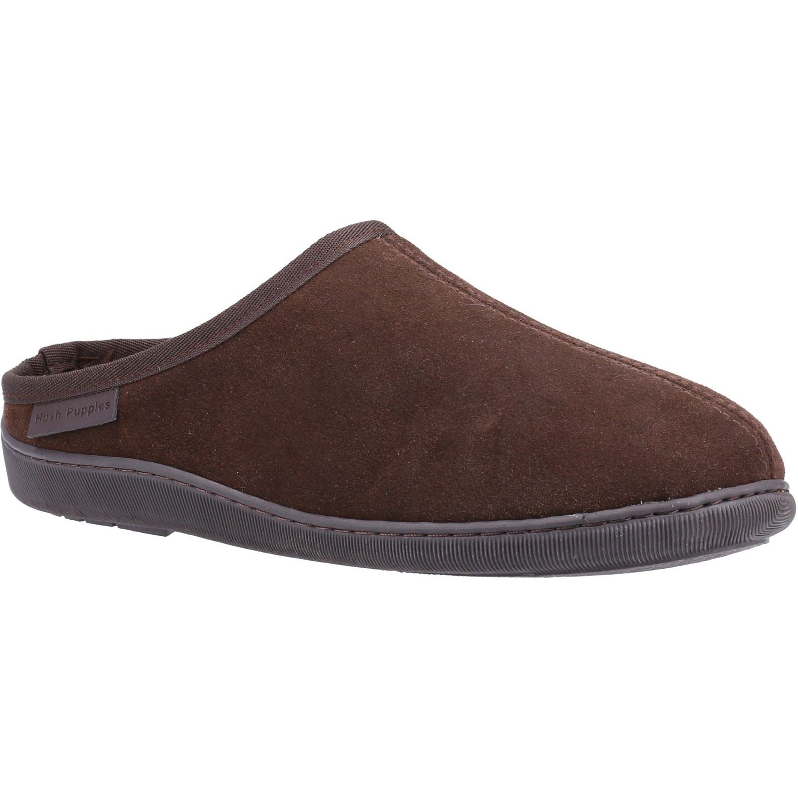 Hush Puppies Ashton Pantofole Marroni Da Uomo In Camoscio