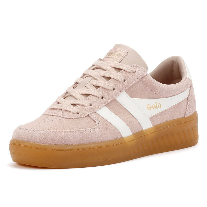Gola Grandslam Sneakers Rosa In Camoscio Da Donna