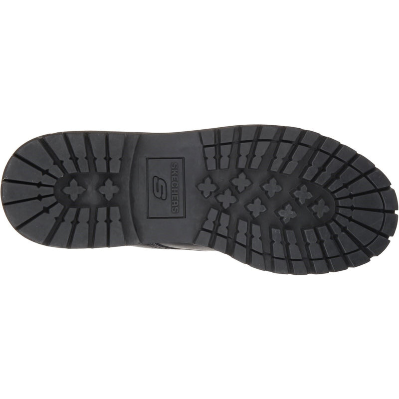 Skechers Tom Cats Scarpe Stringate In Pelle Da Uomo Nere