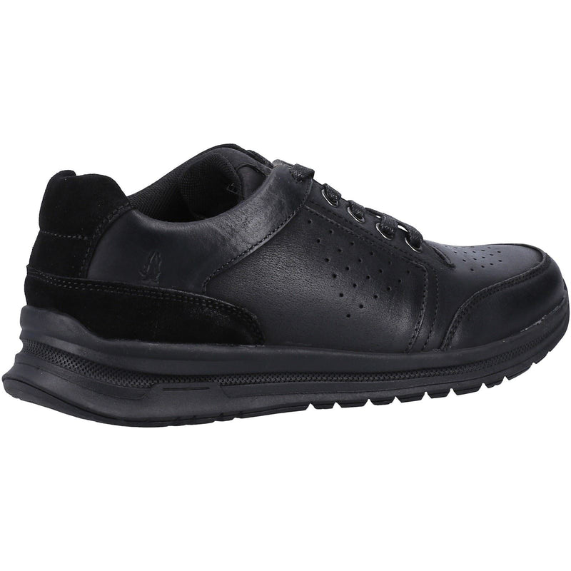 Hush Puppies Joseph Scarpe Stringate Nere Da Uomo In Pelle.