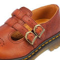 Dr. Martens 8065 Mary Jane Ambassador Scarpe In Pelle Color Noce Da Donna