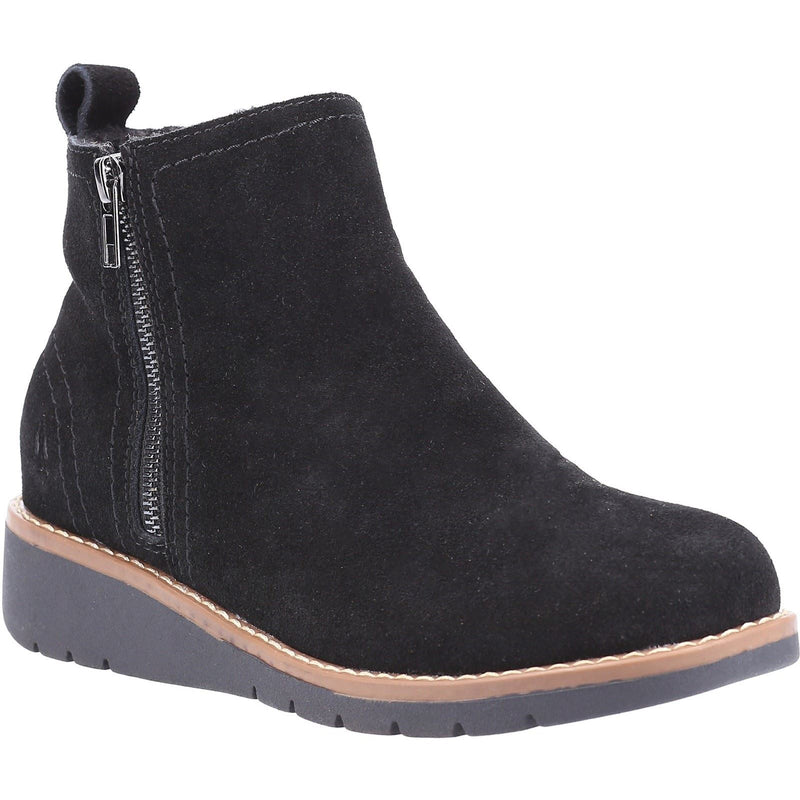Hush Puppies Libby Stivali Da Donna In Pelle Scamosciata Neri