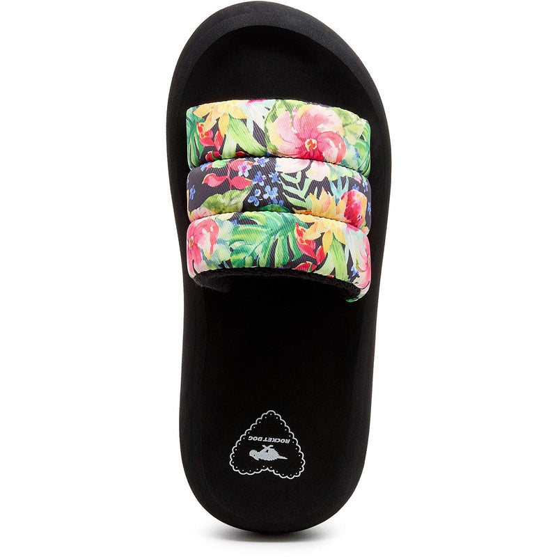 Rocket Dog Splash Bahama Sandali Da Donna Neri/Multicolore In Tessuto