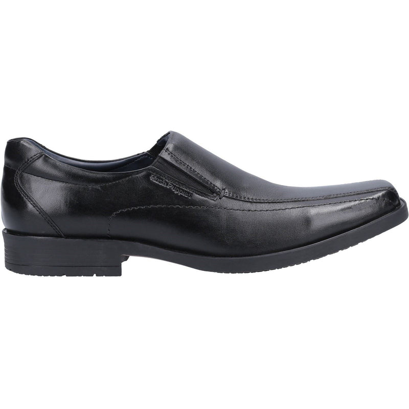 Hush Puppies Brody Scarpe Slip-On Nere In Pelle Da Uomo
