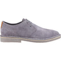 Hush Puppies Scout Scarpe Da Uomo In Camoscio Grigio Con Lacci