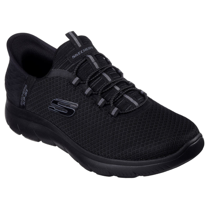 Skechers Slip-ins: Summits High Range Scarpe Da Ginnastica Nere Da Uomo In Sintetico