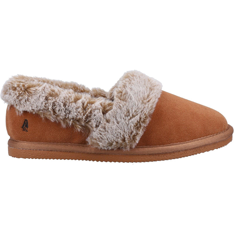 Hush Puppies Ariel Pantofole Da Donna In Camoscio Color Tan