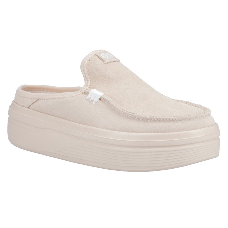 HEYDUDE Austin Lift Classic Ciabatte In Pelle Rosa Da Donna