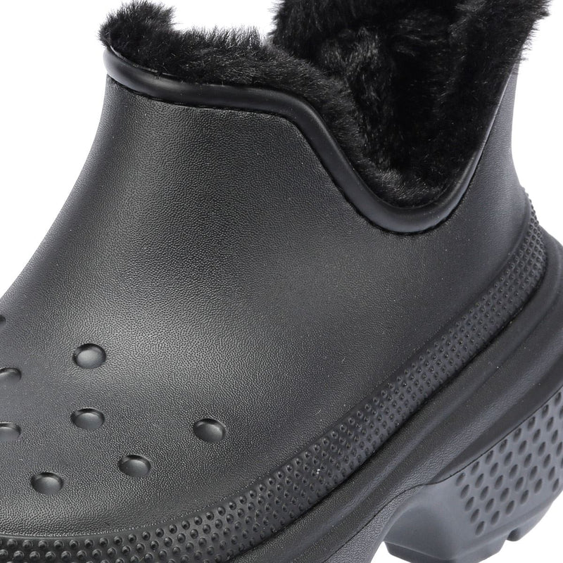 Crocs Stomp Lined Shorty Stivali Neri Da Donna