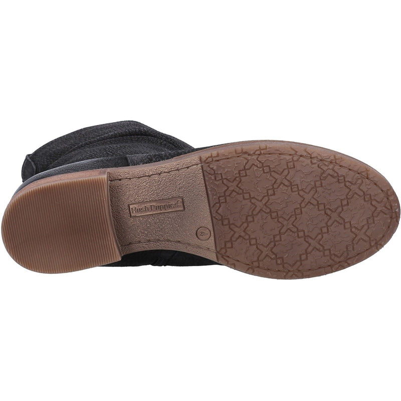 Hush Puppies Emilia Stivali Da Donna In Pelle Nera
