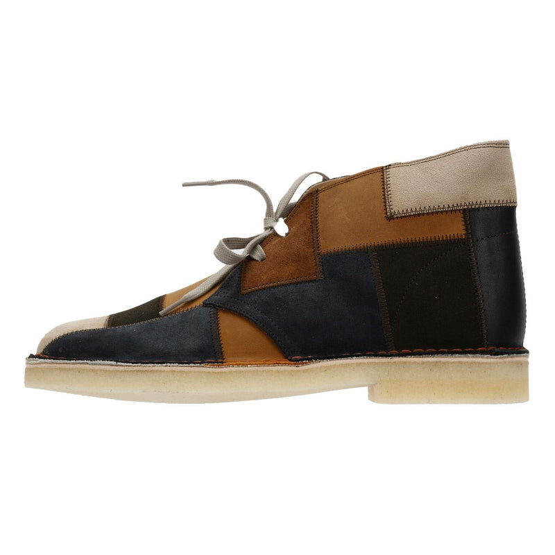 Clarks Originals Desert Patch Stivali Marroni In Camoscio Da Uomo