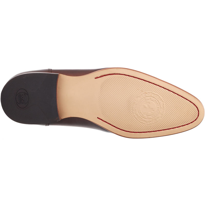 Base London Bruno Scarpe Da Uomo In Pelle Marrone Bruciata
