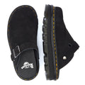 Dr. Martens Zebzag Ciabatte Mule In Camoscio Nero