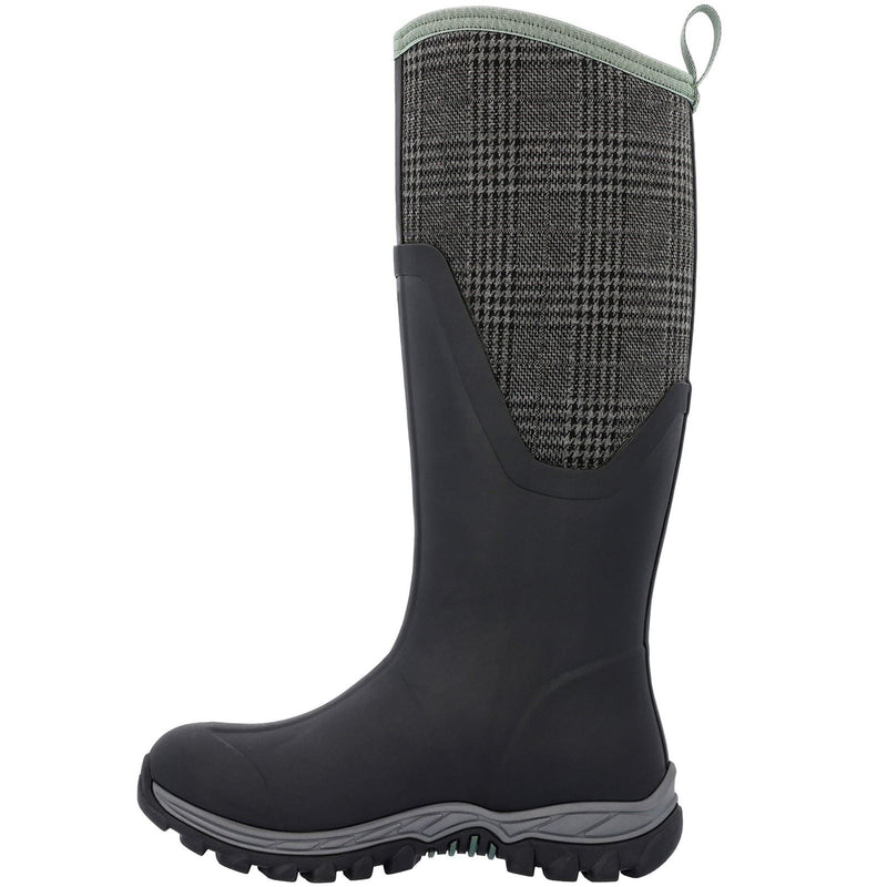 Muck Boots Arctic Sport II Tall Stivali Di Gomma Neri/A Quadretti